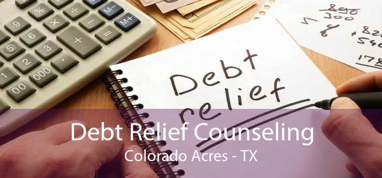 Debt Relief Counseling Colorado Acres - TX