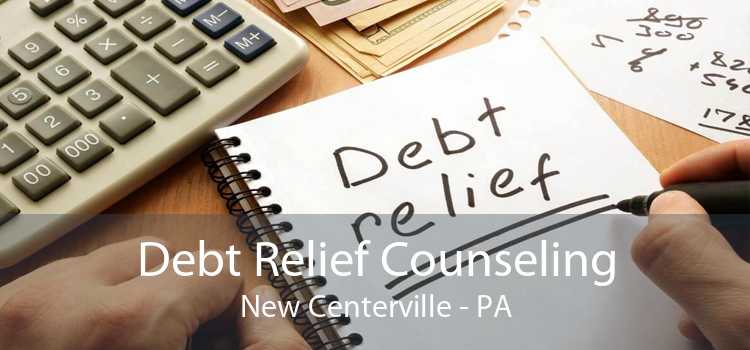 Debt Relief Counseling New Centerville - PA