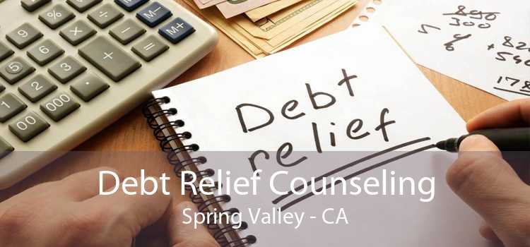 Debt Relief Counseling Spring Valley - CA